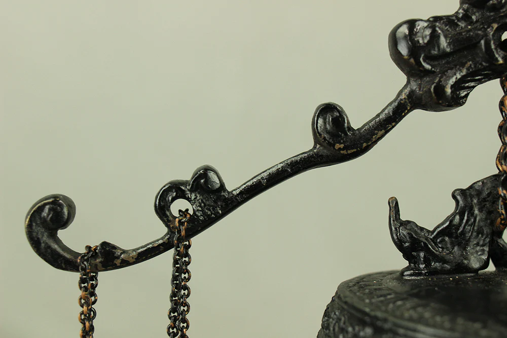Bronze Bell Decorative Dragon Hanging Bell with Hammer 30cm 3.3kg with Box VA855 - Image 12