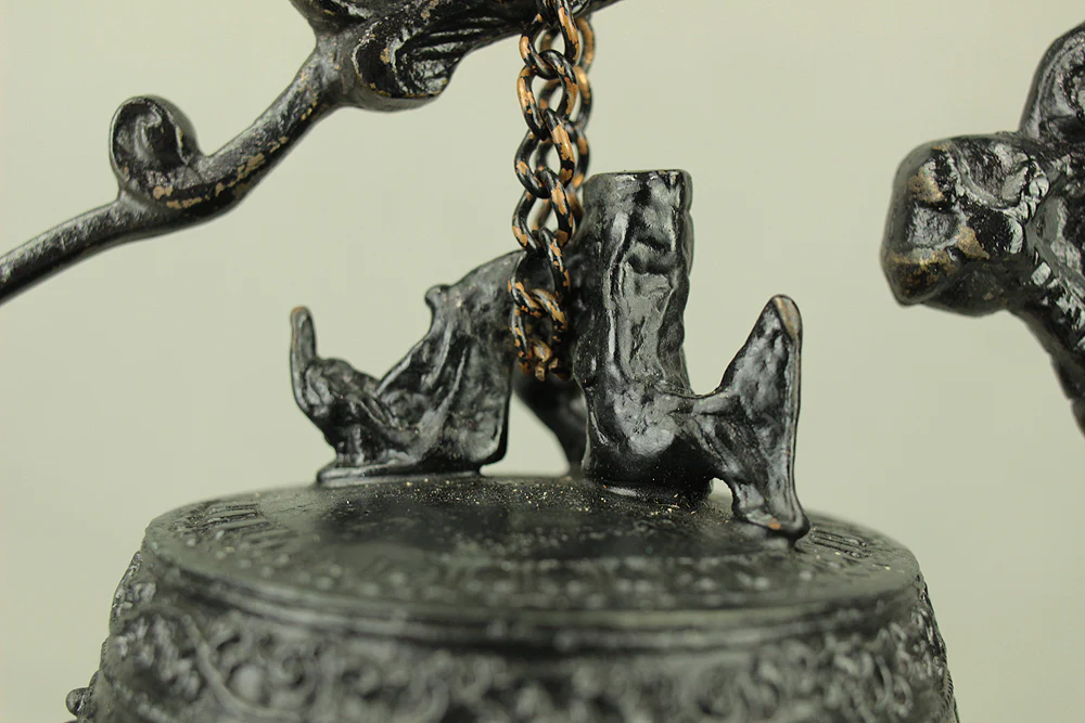 Bronze Bell Decorative Dragon Hanging Bell with Hammer 30cm 3.3kg with Box VA855 - Image 17