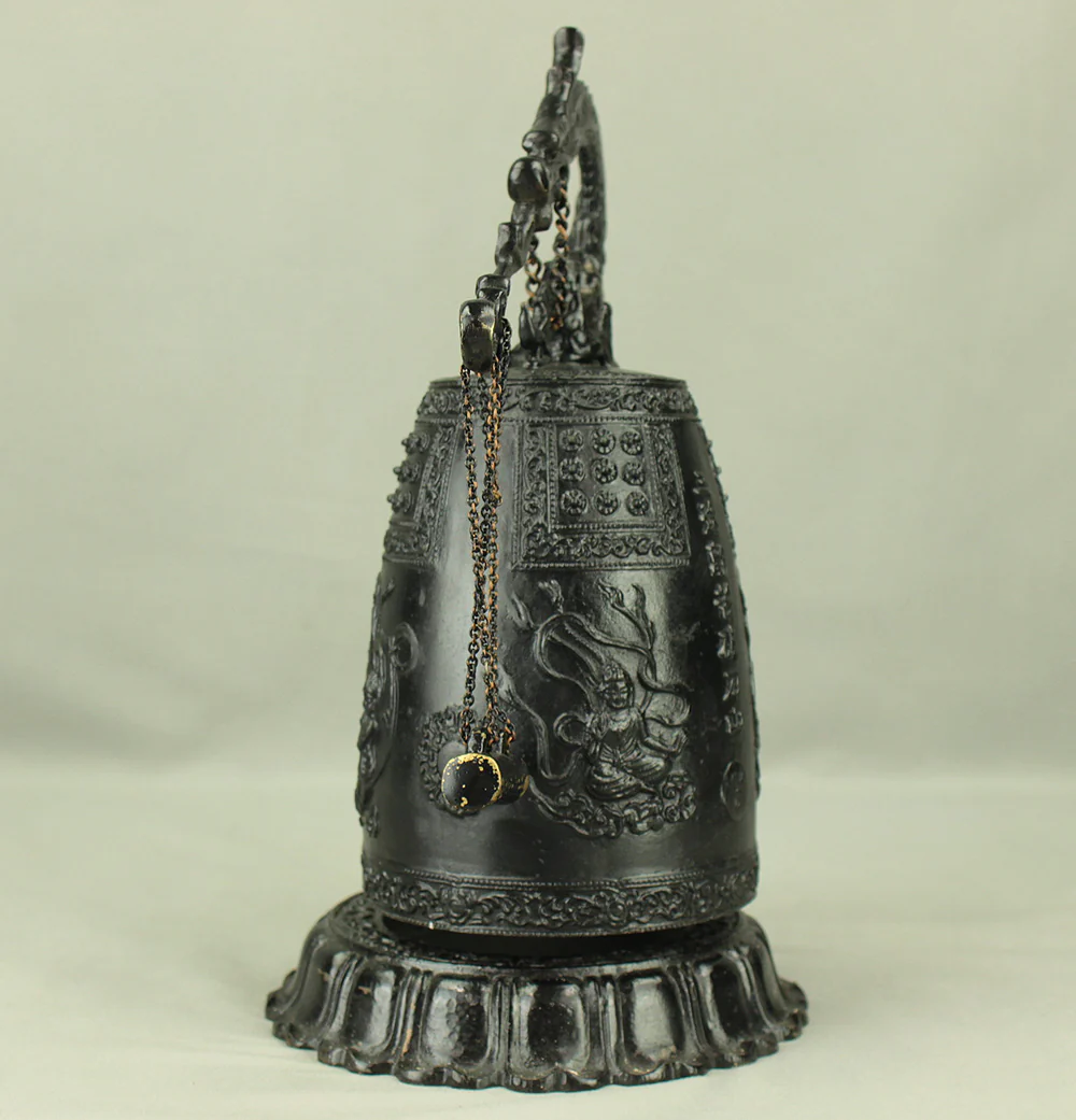 Bronze Bell Decorative Dragon Hanging Bell with Hammer 30cm 3.3kg with Box VA855 - Image 3