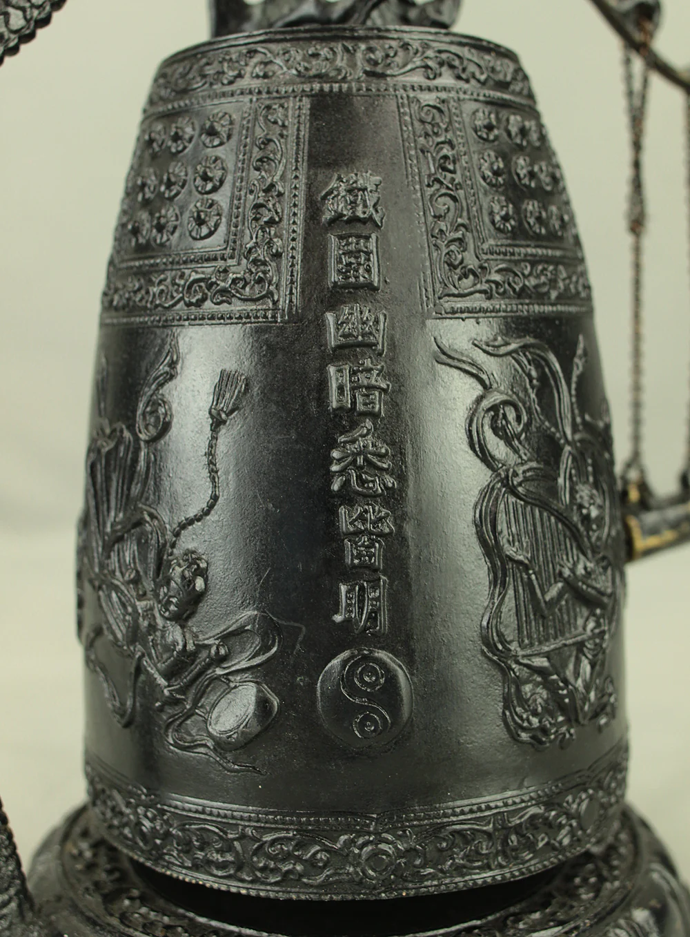 Bronze Bell Decorative Dragon Hanging Bell with Hammer 30cm 3.3kg with Box VA855 - Image 34