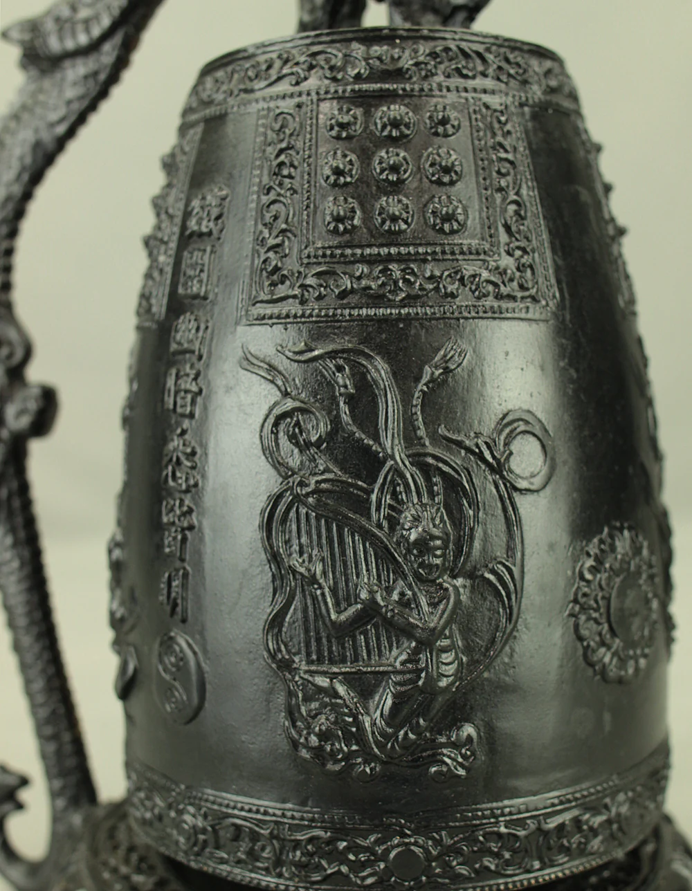 Bronze Bell Decorative Dragon Hanging Bell with Hammer 30cm 3.3kg with Box VA855 - Image 36