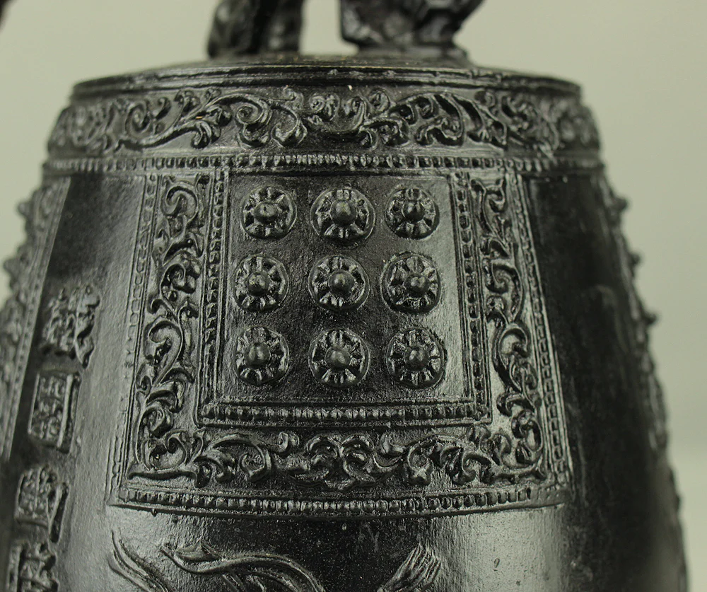 Bronze Bell Decorative Dragon Hanging Bell with Hammer 30cm 3.3kg with Box VA855 - Image 37