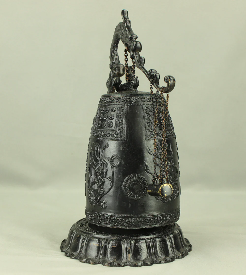 Bronze Bell Decorative Dragon Hanging Bell with Hammer 30cm 3.3kg with Box VA855 - Image 4
