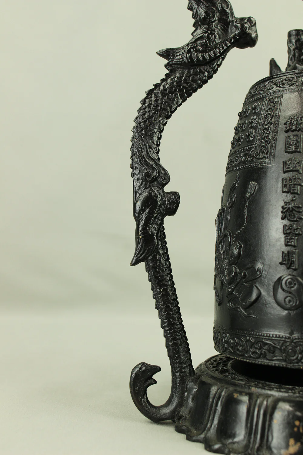 Bronze Bell Decorative Dragon Hanging Bell with Hammer 30cm 3.3kg with Box VA855 - Image 54