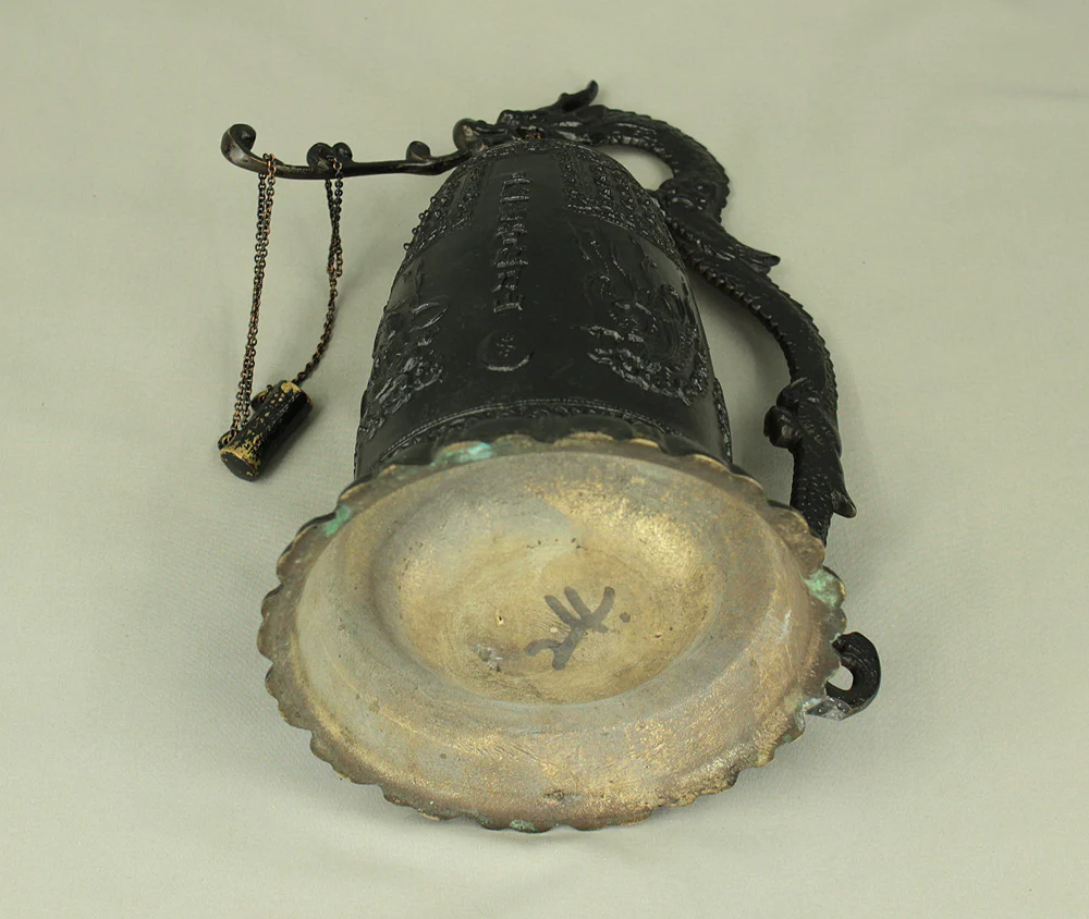 Bronze Bell Decorative Dragon Hanging Bell with Hammer 30cm 3.3kg with Box VA855 - Image 59