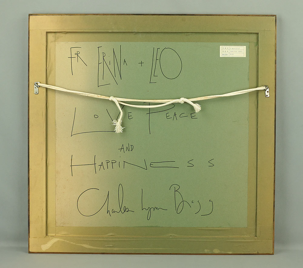 Charles Lynn Bragg (b1952) Framed Woodblock Print / "TWINS (DX)" Signed and numbered by the artist 23/30" NW240 - Image 11