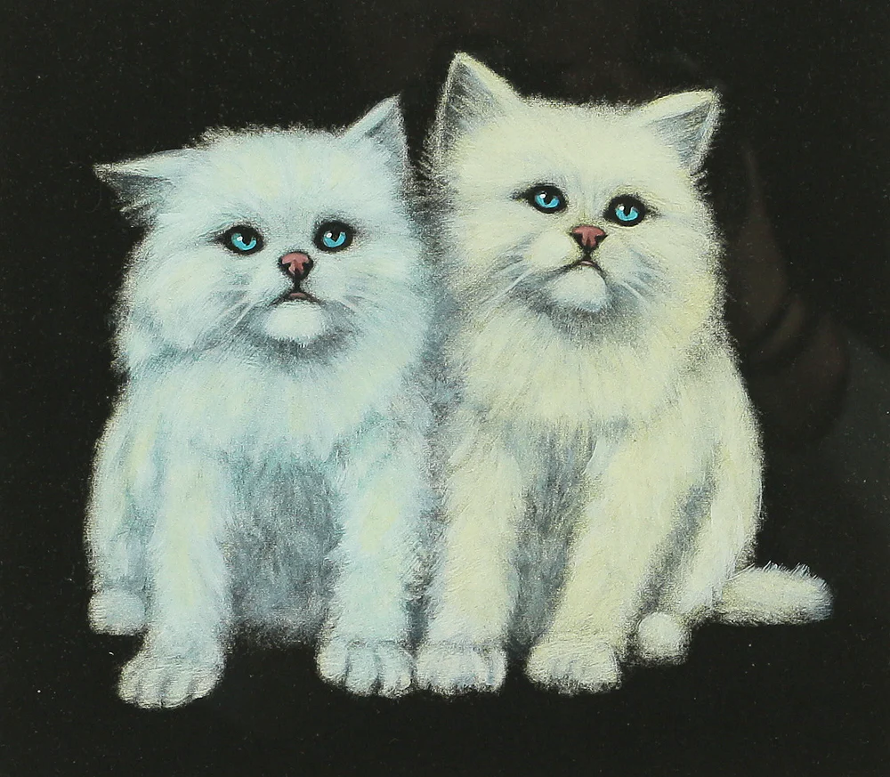 Charles Lynn Bragg (b1952) Framed Woodblock Print / "TWINS (DX)" Signed and numbered by the artist 23/30" NW240 - Image 4