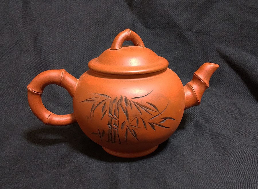 Chinese Antique Art SENCHA Teapot SHUDEI Unglazed reddish brown / Break Rest Relax Oolong Tea Green Tea Decoct Tea time Art - Image 3