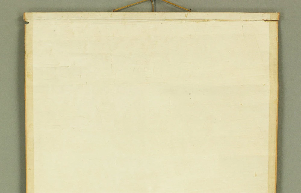 中国 Chinese art kakejiku kakemono wall hanging scroll I874 / Gathering in Arbor Sansui Flower Blooming Spring Landscape painting 張士保 / 张士保 - Image 3