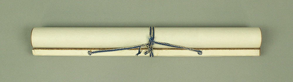 中国 Chinese art Rubbing print sideways kakejiku kakemono wall hanging scroll I835 / Calligraphy & Orchid 鄭燮 Zheng Xie 鄭板橋 Zheng Banqiao - Image 9