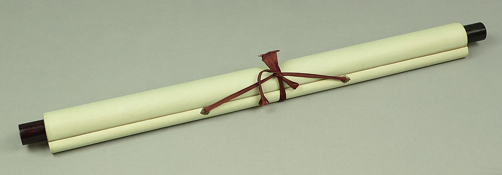 Chinese kakejiku kakemono wall hanging scroll / Two White Phoenixes & Rising Sun A122 - Image 15