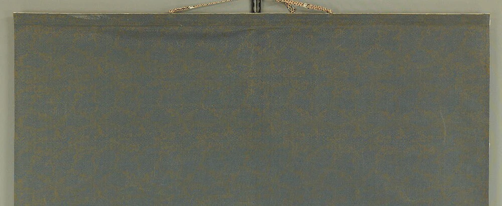 中国 Chinese 拓本 Rubbing print kakejiku kakemono hanging scroll 楓橋夜泊 FUKYO YAHAKU Night Mooring by Maple Bridge / Wall hanging Moon Crow Poem - Image 3