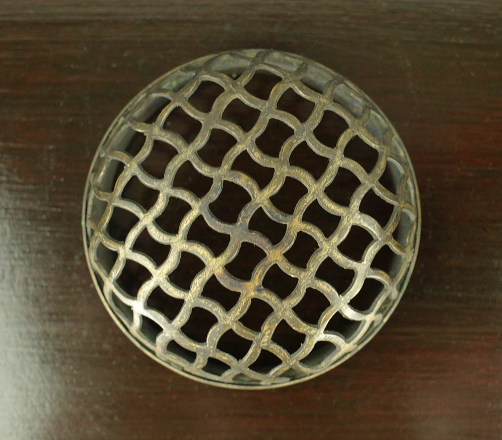 Cloisonne Phoenix and Chrysanthemum Pattern Three-legged Censer Incense Burner VA856 - Image 30