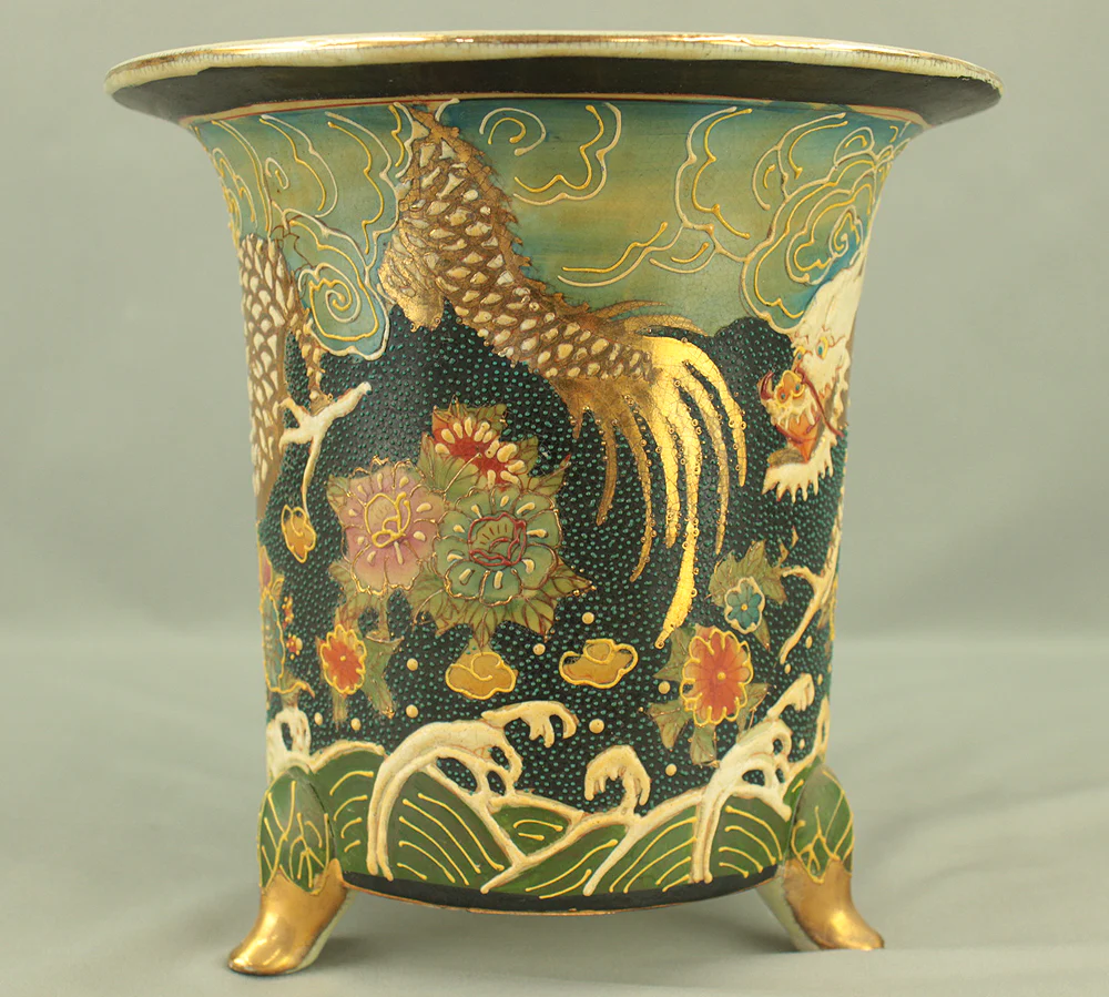 Dragon Flower Cloud Wave Pattern Flower Pot suitable for Orchid, Cactus, Succulents VA880 - Image 13