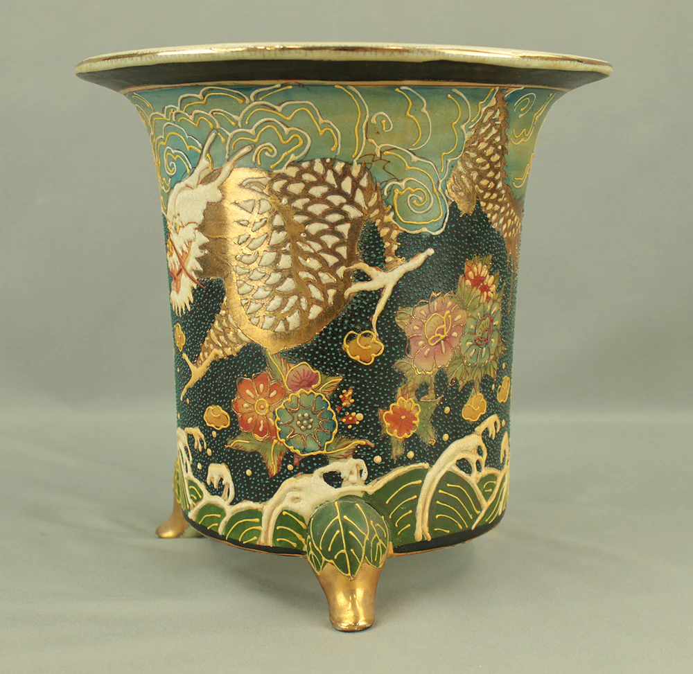 Dragon Flower Cloud Wave Pattern Flower Pot suitable for Orchid, Cactus, Succulents VA880 - Image 7