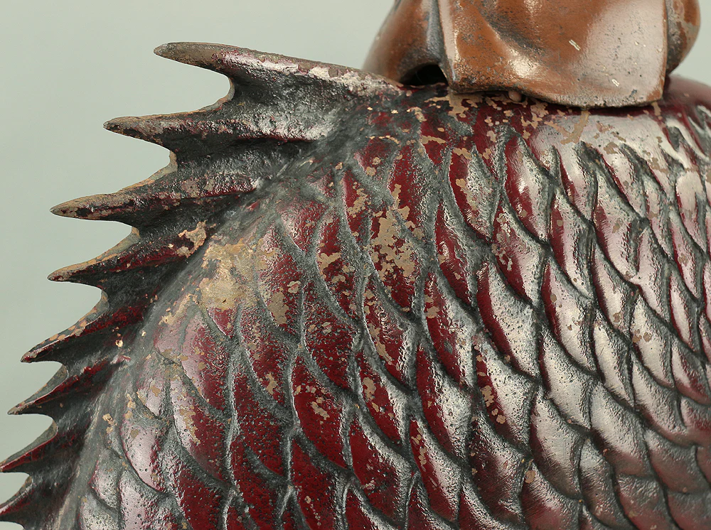 Ebisu and Sea Bream Japanese Iron Okimono Figurine 7.4kg V814 - Image 15