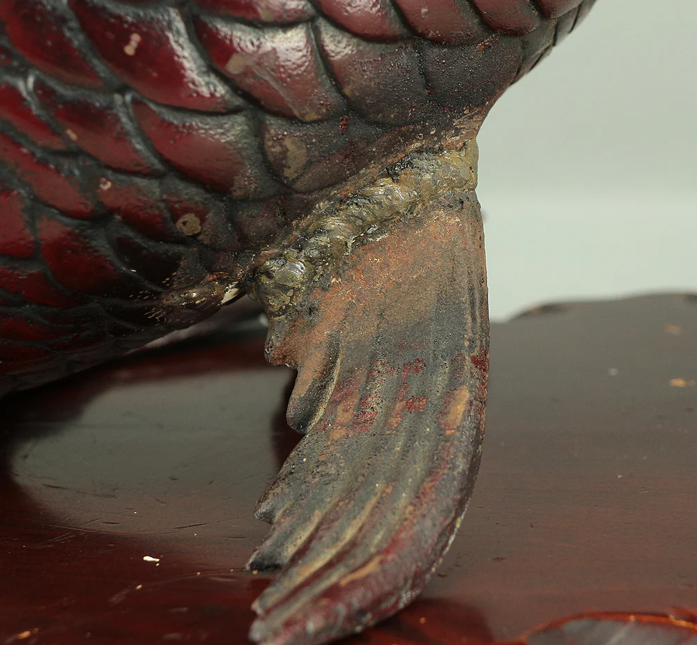 Ebisu and Sea Bream Japanese Iron Okimono Figurine 7.4kg V814 - Image 16