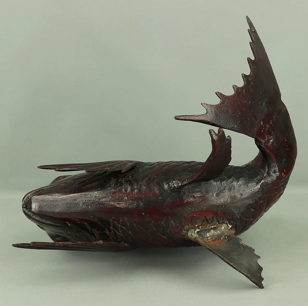 Ebisu and Sea Bream Japanese Iron Okimono Figurine 7.4kg V814 - Image 23