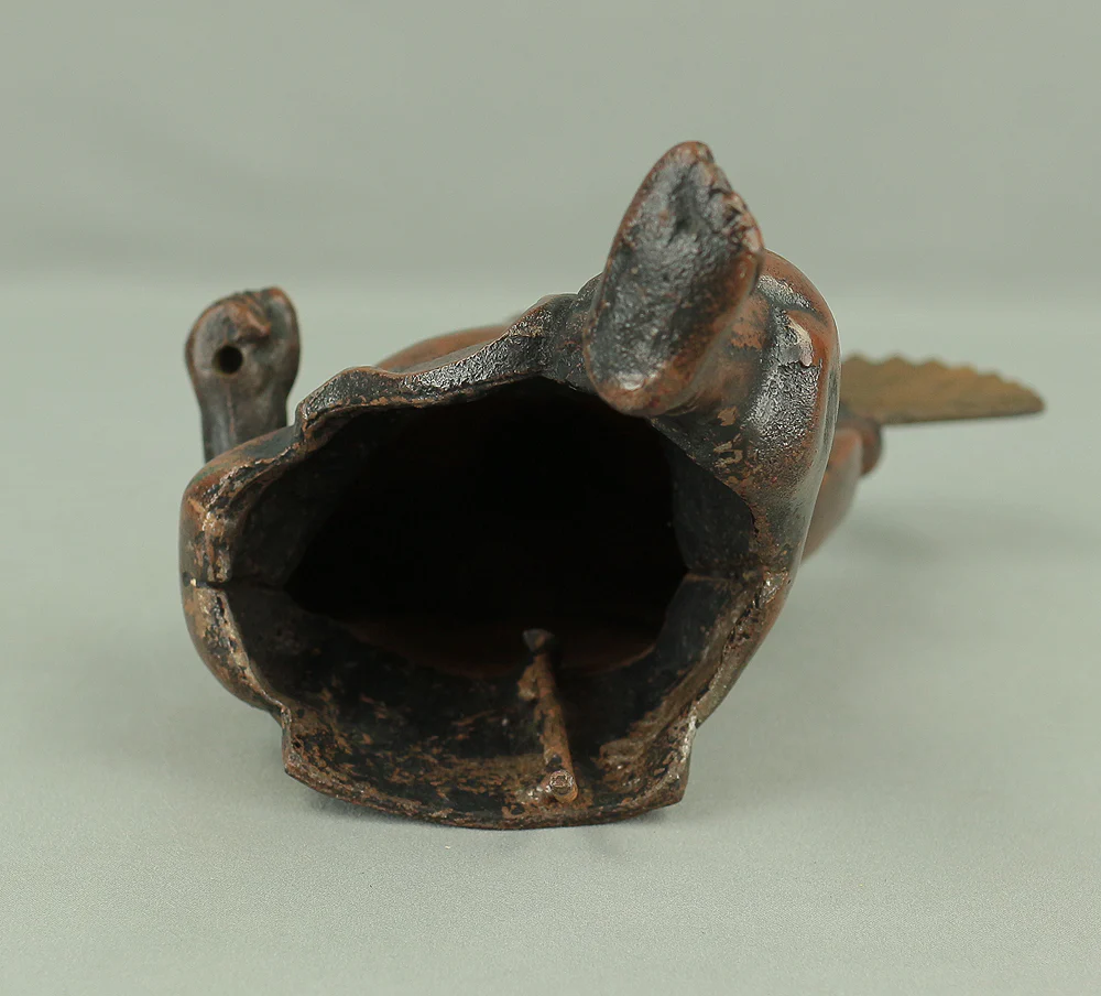 Ebisu and Sea Bream Japanese Iron Okimono Figurine 7.4kg V814 - Image 24