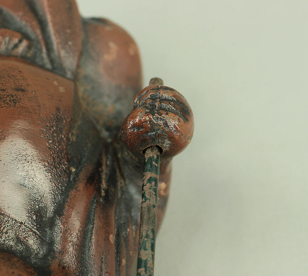 Ebisu and Sea Bream Japanese Iron Okimono Figurine 7.4kg V814 - Image 31