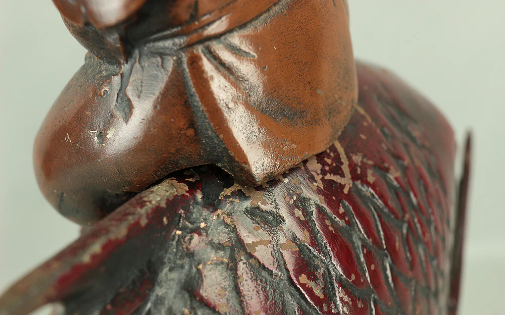 Ebisu and Sea Bream Japanese Iron Okimono Figurine 7.4kg V814 - Image 32