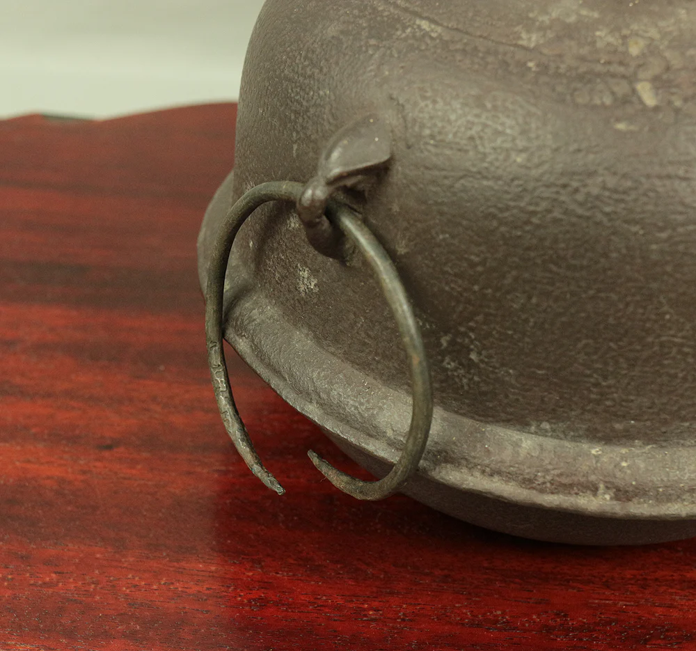 FUROGAMA CHAGAMA Iron Kettle to boil water Copper Brazier, & Electric Heating 100V 410W Weight about 10kg Japanese Tea Ceremony utensil V424 - Image 11