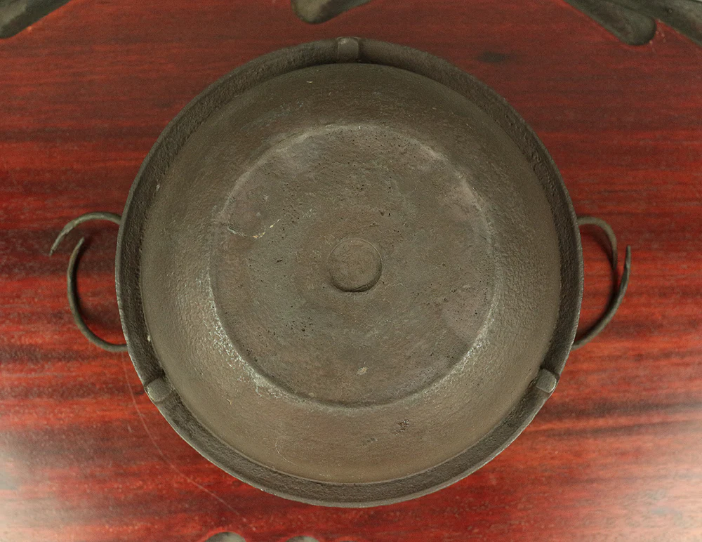 FUROGAMA CHAGAMA Iron Kettle to boil water Copper Brazier, & Electric Heating 100V 410W Weight about 10kg Japanese Tea Ceremony utensil V424 - Image 12