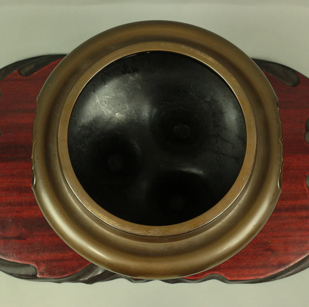 FUROGAMA CHAGAMA Iron Kettle to boil water Copper Brazier, & Electric Heating 100V 410W Weight about 10kg Japanese Tea Ceremony utensil V424 - Image 14