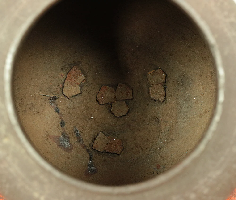 FUROGAMA CHAGAMA Iron Kettle to boil water Copper Brazier, & Electric Heating 100V 410W Weight about 10kg Japanese Tea Ceremony utensil V424 - Image 25