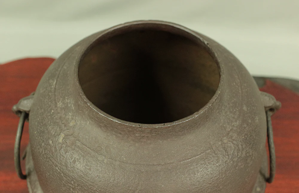 FUROGAMA CHAGAMA Iron Kettle to boil water Copper Brazier, & Electric Heating 100V 410W Weight about 10kg Japanese Tea Ceremony utensil V424 - Image 9