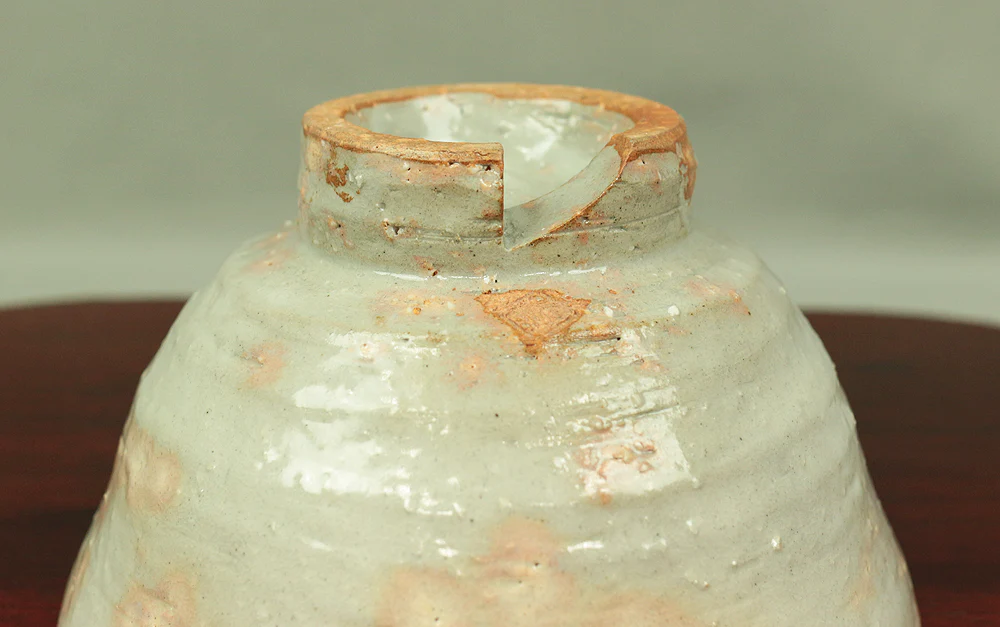 萩焼 HAGI ware Tea Bowl 萩殿窯 HAGIDONO kiln Japanese Tea Ceremony Box V422 / Japan Traditional Tea room utensils Art Pottery Craftmanship - Image 10