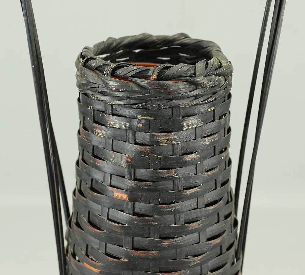 Hanakago - Japanese Bamboo Woven Flower Vase Basket VA172 - Image 35