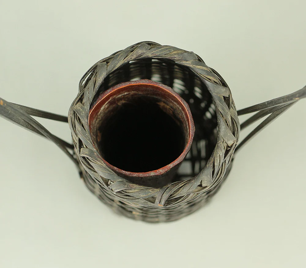 Hanakago - Japanese Bamboo Woven Flower Vase Basket VA172 - Image 43