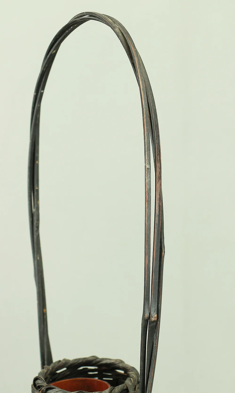 Hanakago - Japanese Bamboo Woven Flower Vase Basket VA172 - Image 9