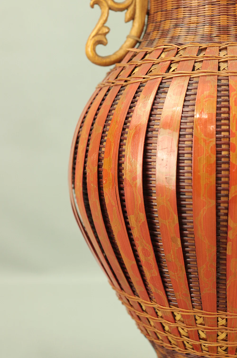 Hanakago - Japanese Bamboo Woven Flower Vase Basket with Box VA581 - Image 13