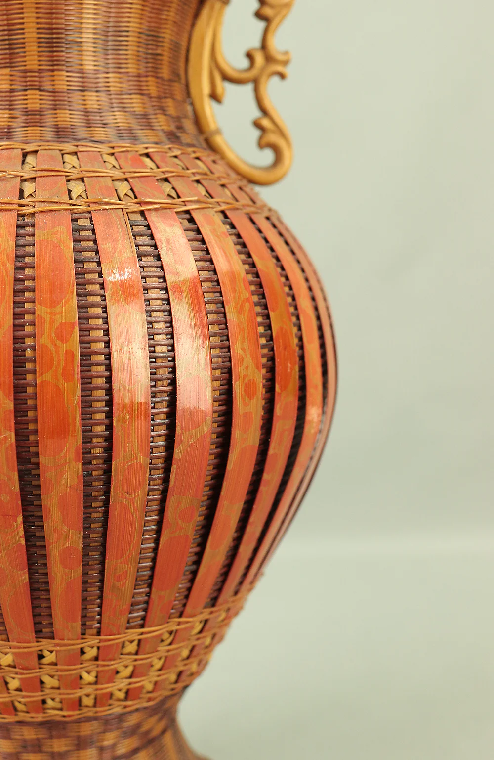 Hanakago - Japanese Bamboo Woven Flower Vase Basket with Box VA581 - Image 14