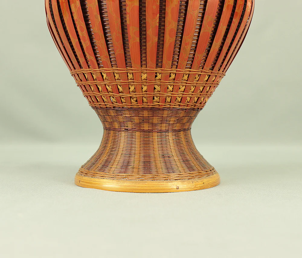 Hanakago - Japanese Bamboo Woven Flower Vase Basket with Box VA581 - Image 15