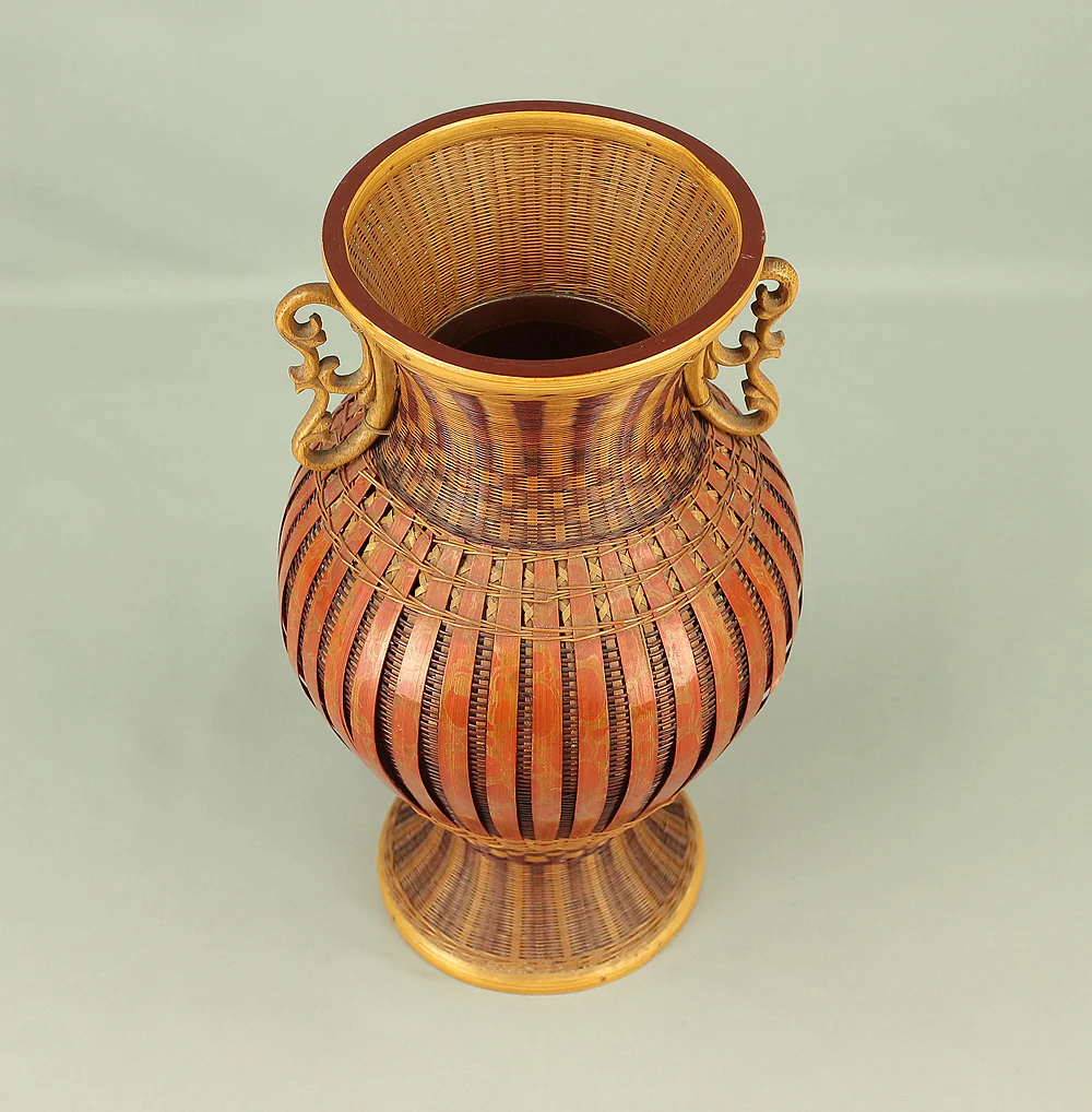 Hanakago - Japanese Bamboo Woven Flower Vase Basket with Box VA581 - Image 17