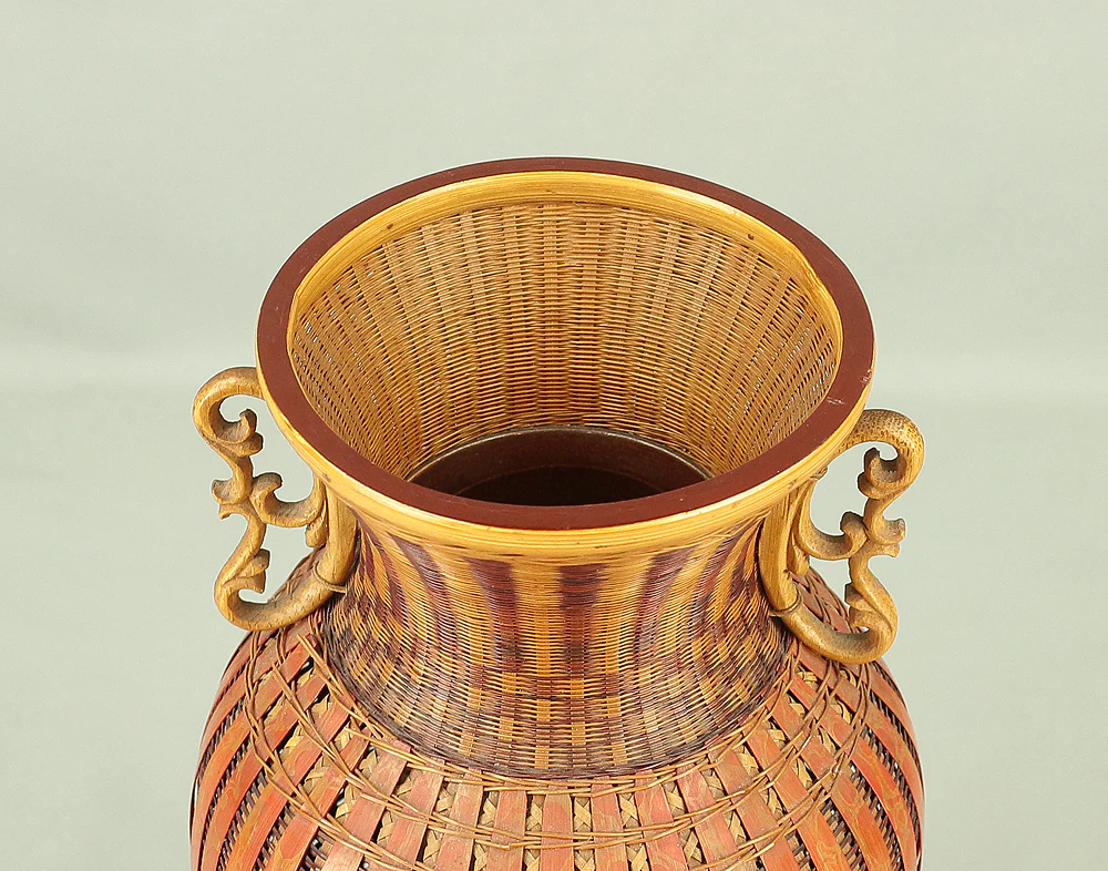 Hanakago - Japanese Bamboo Woven Flower Vase Basket with Box VA581 - Image 18