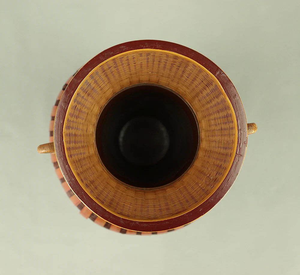 Hanakago - Japanese Bamboo Woven Flower Vase Basket with Box VA581 - Image 19