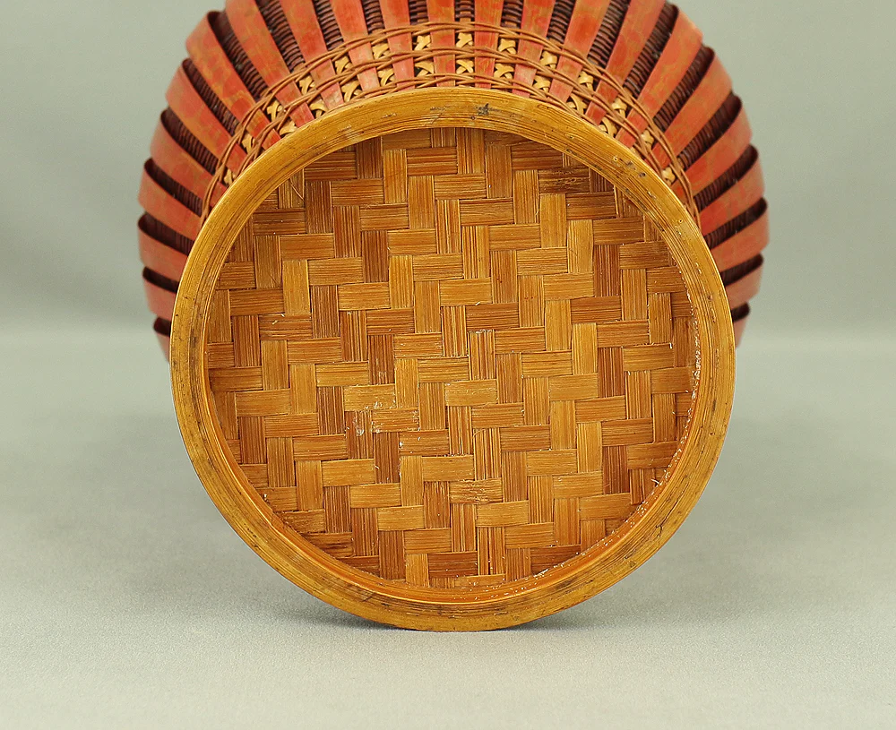 Hanakago - Japanese Bamboo Woven Flower Vase Basket with Box VA581 - Image 22