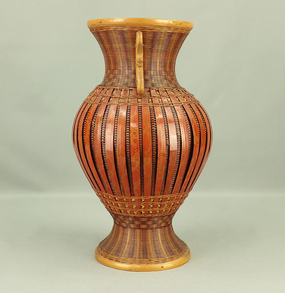 Hanakago - Japanese Bamboo Woven Flower Vase Basket with Box VA581 - Image 3