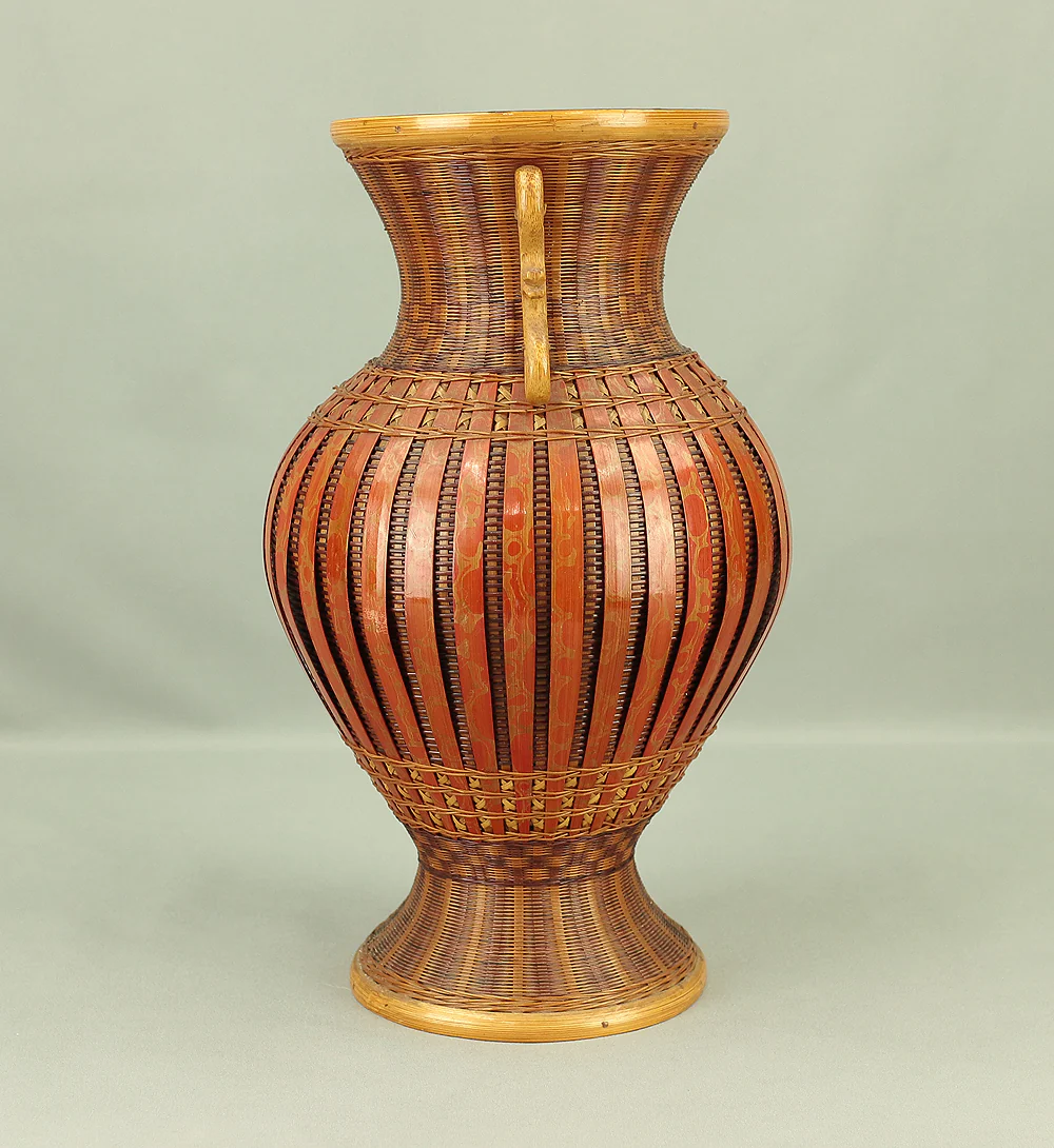 Hanakago - Japanese Bamboo Woven Flower Vase Basket with Box VA581 - Image 5