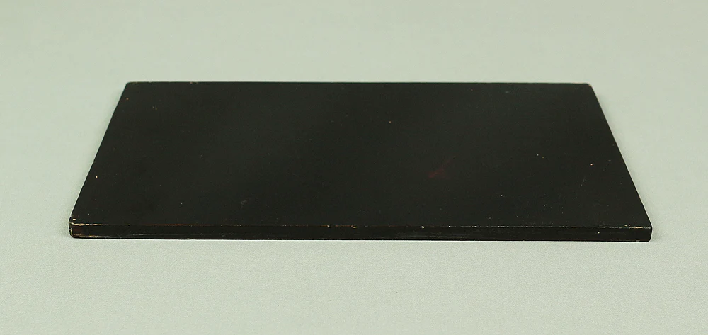 Handy Portable Tobacco Tray Box Gold Maki-e Urushi Lacquerware Age around 1900-1940 "Gold Pine Tree design" Traditional Ornaments V645 - Image 31