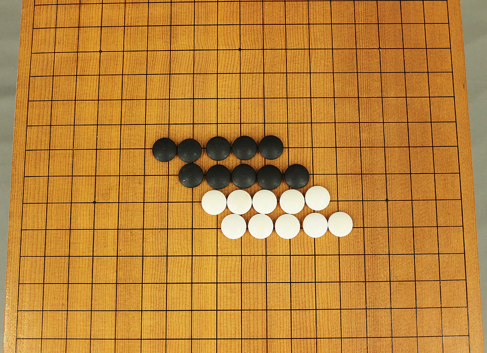 Igo, Japanese Go game board with wooden cover, Goban, Go Piece set, Asian traditional strategy table game V518 / 19kg - Image 3