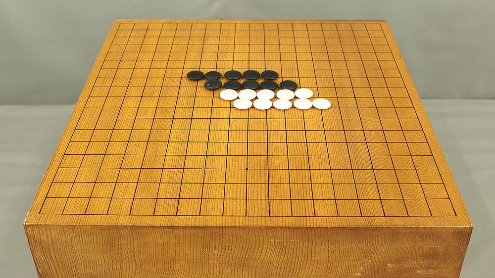 Igo, Japanese Go game board with wooden cover, Goban, Go Piece set, Asian traditional strategy table game V518 / 19kg - Image 5