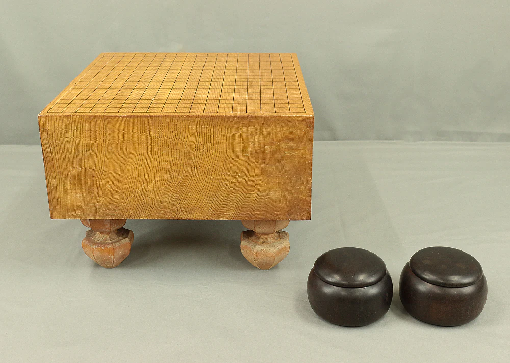 Igo, Japanese Go game board with wooden cover, Goban, Go Piece set, Asian traditional strategy table game V518 / 19kg - Image 6