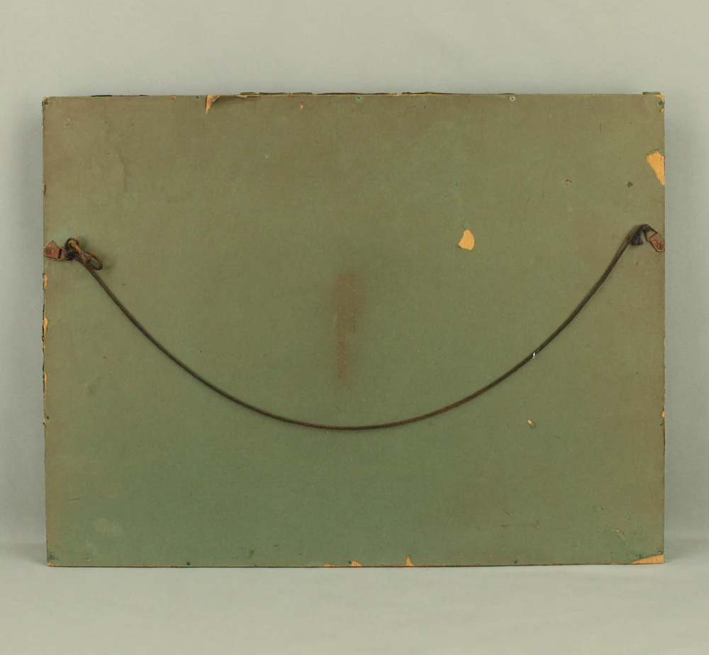 Iron Bodhidharma Dharma Wall Hanging Ornament Frame VA736 - Image 10