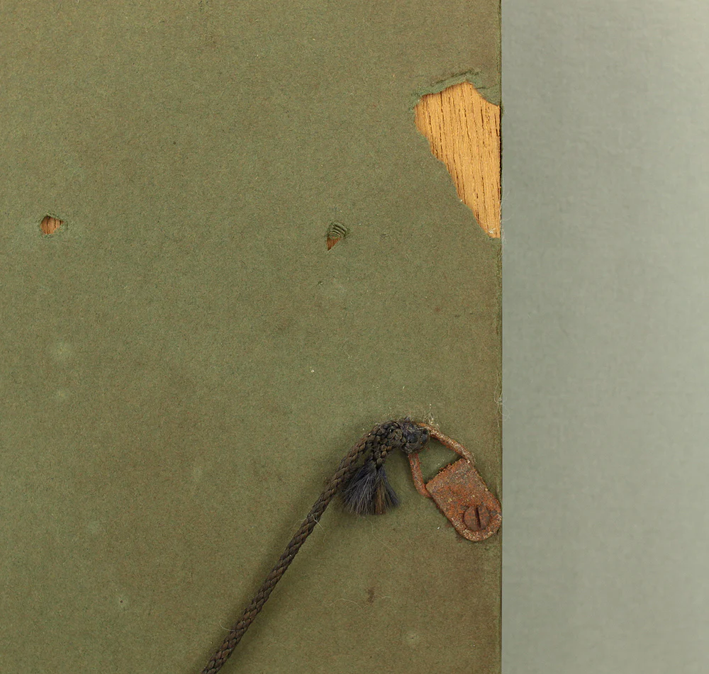 Iron Bodhidharma Dharma Wall Hanging Ornament Frame VA736 - Image 12