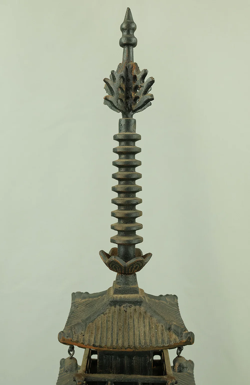 Iron Five Storied Pagoda Ornaments Okimono VA964 - Image 13